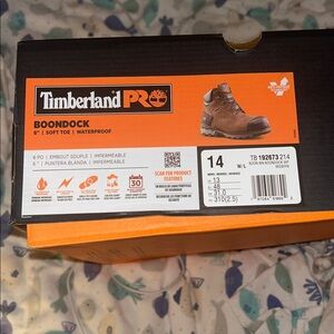Timberland Pro: Boondock 6” Soft Toe Waterproof Boots, Size: 14W
